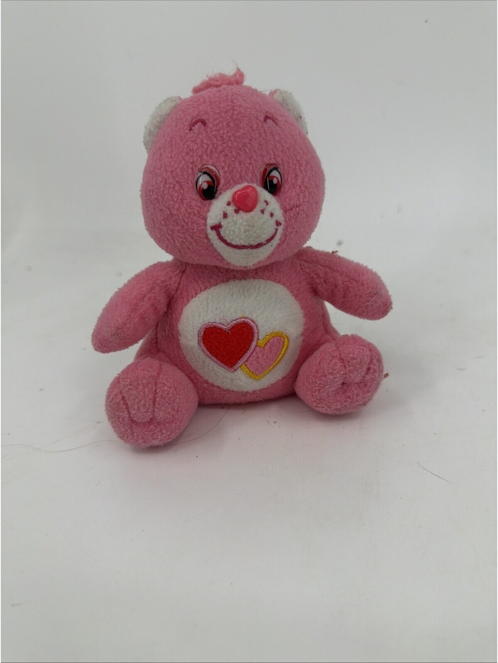 D1410A Care Bears Heart Pink Circlet Riches 2008 Plush 6" Stuffed Toy Doll